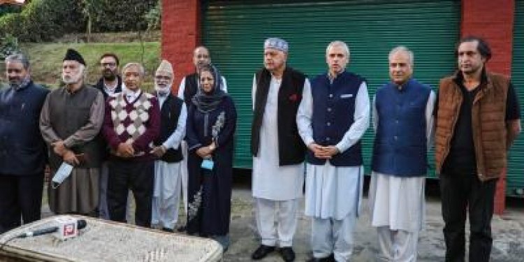 JAMMU AND KASHMIR: PEOPLE’S ALLIANCE FOR GUPKAR DECLARATION WILL CONTEST DDC ELECTIONS