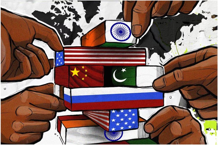 India Caught between US-China-Russia-Pakistan